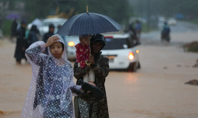 Lebih dari 1.600 Orang Dievakuasi Akibat Banjir di Myanmar Selatan